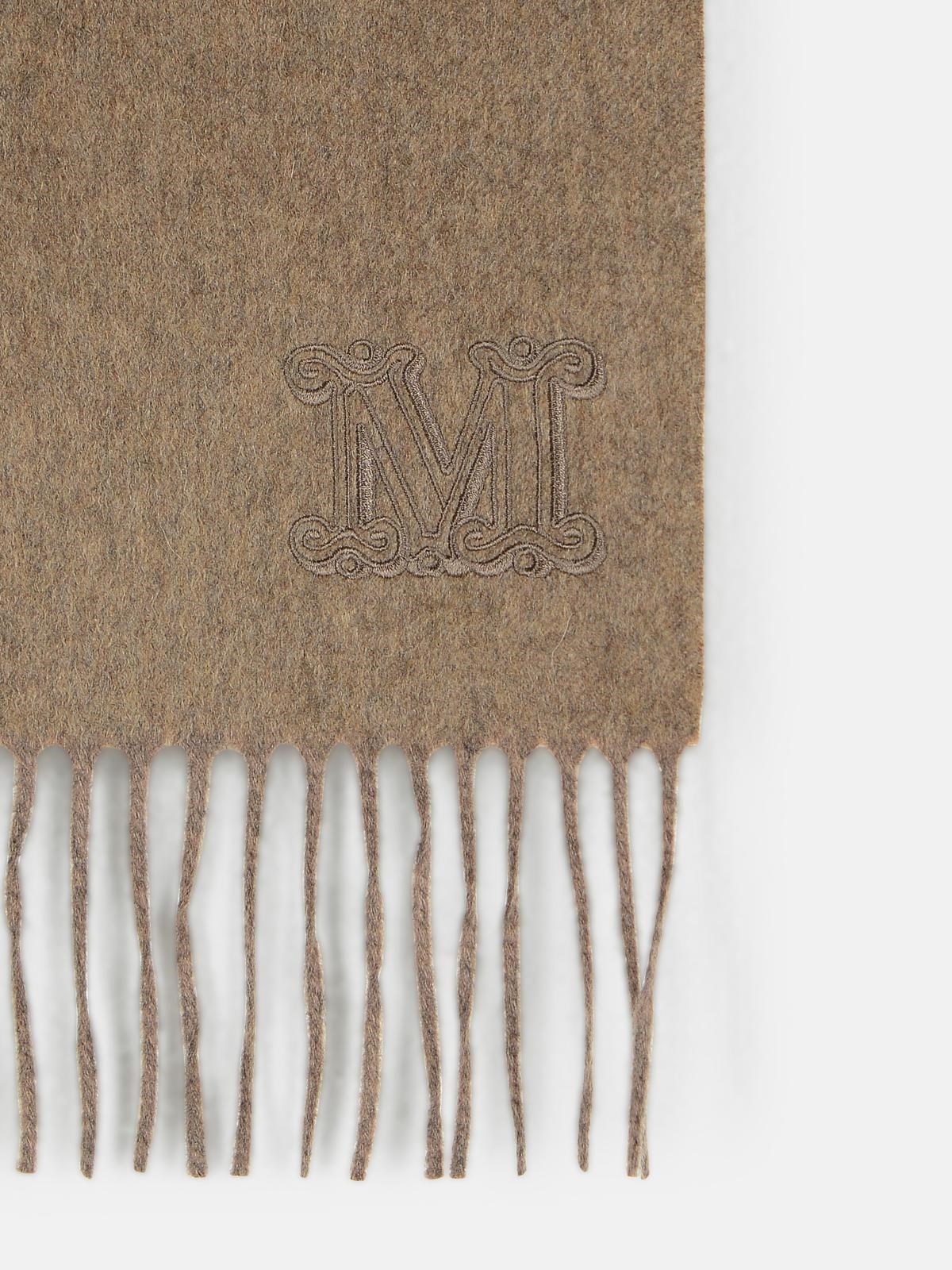 'WSDALIA' BEIGE CASHMERE SCARF - 3