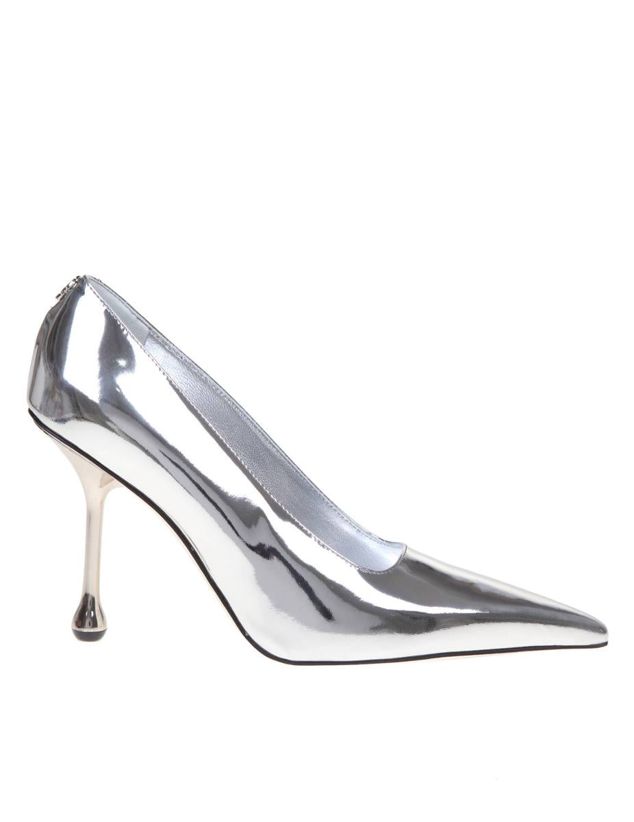 JIMMY CHOO LAMINATED LEATHER PUMPS - 1