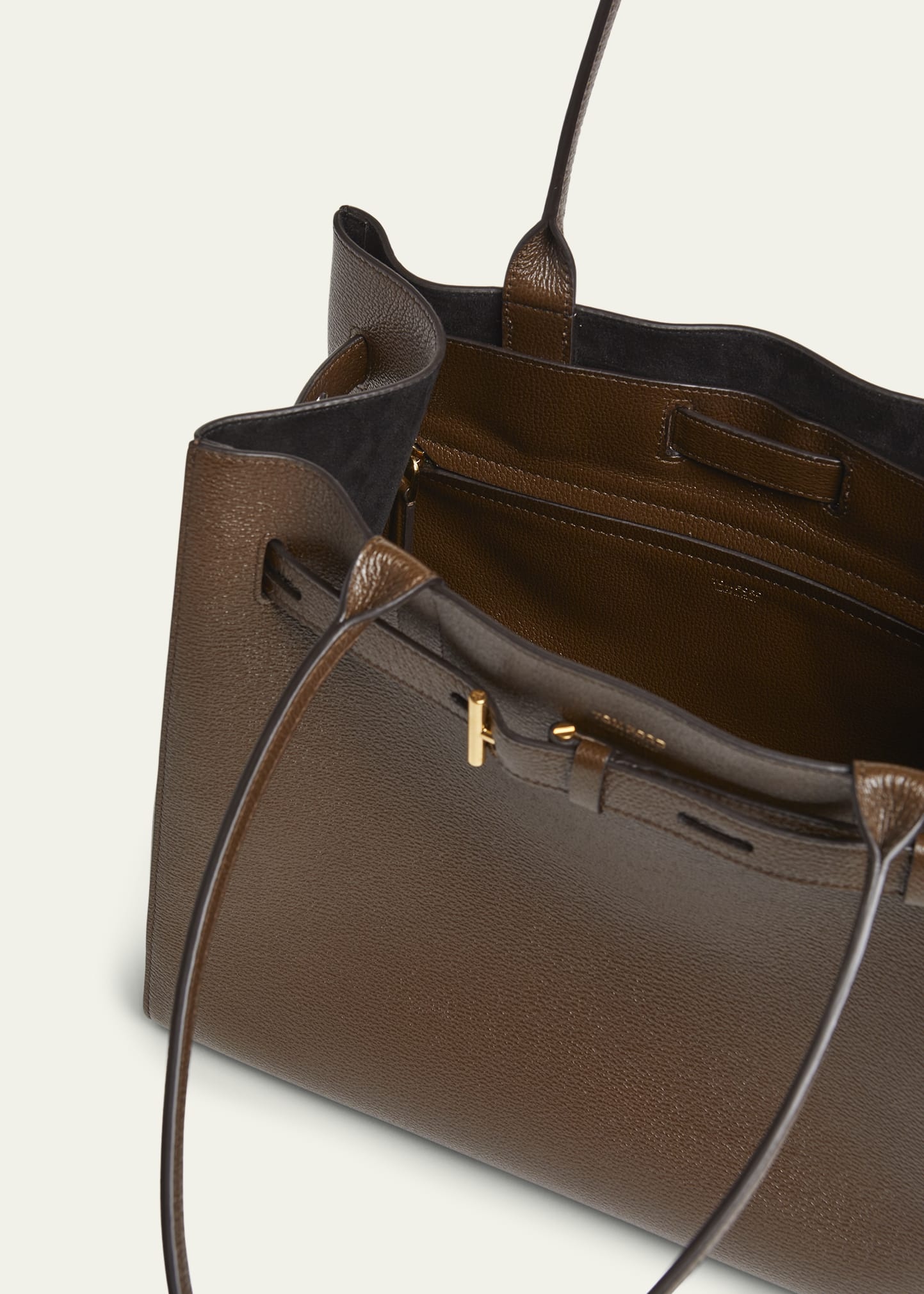 Audrey Medium Tote Bag in Grain Leather - 4