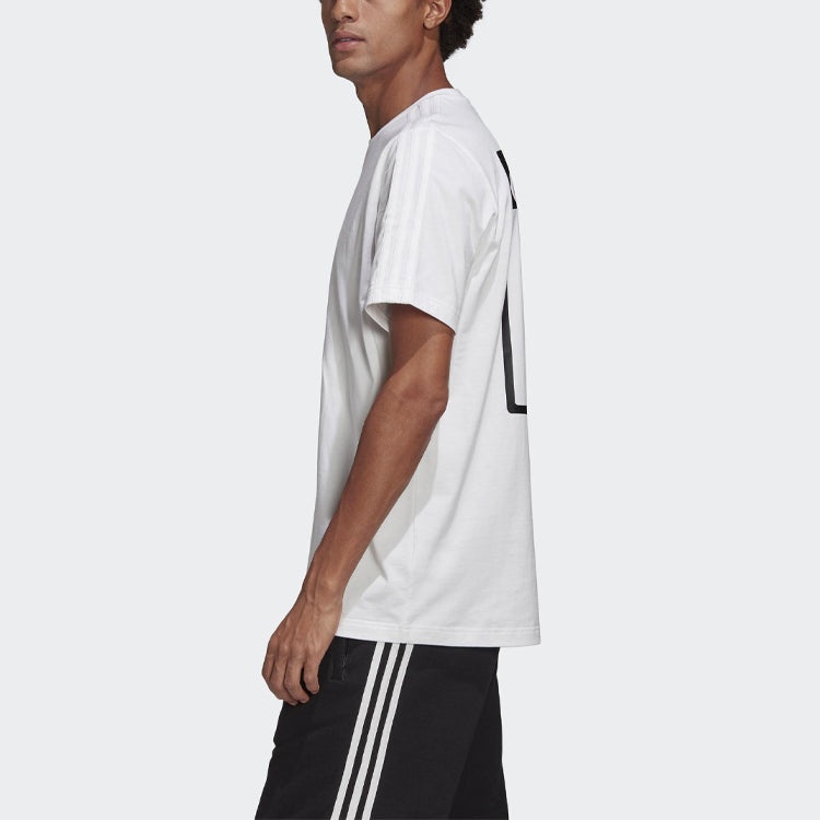 adidas originals Flame Printing Short Sleeve White GK5905 - 5