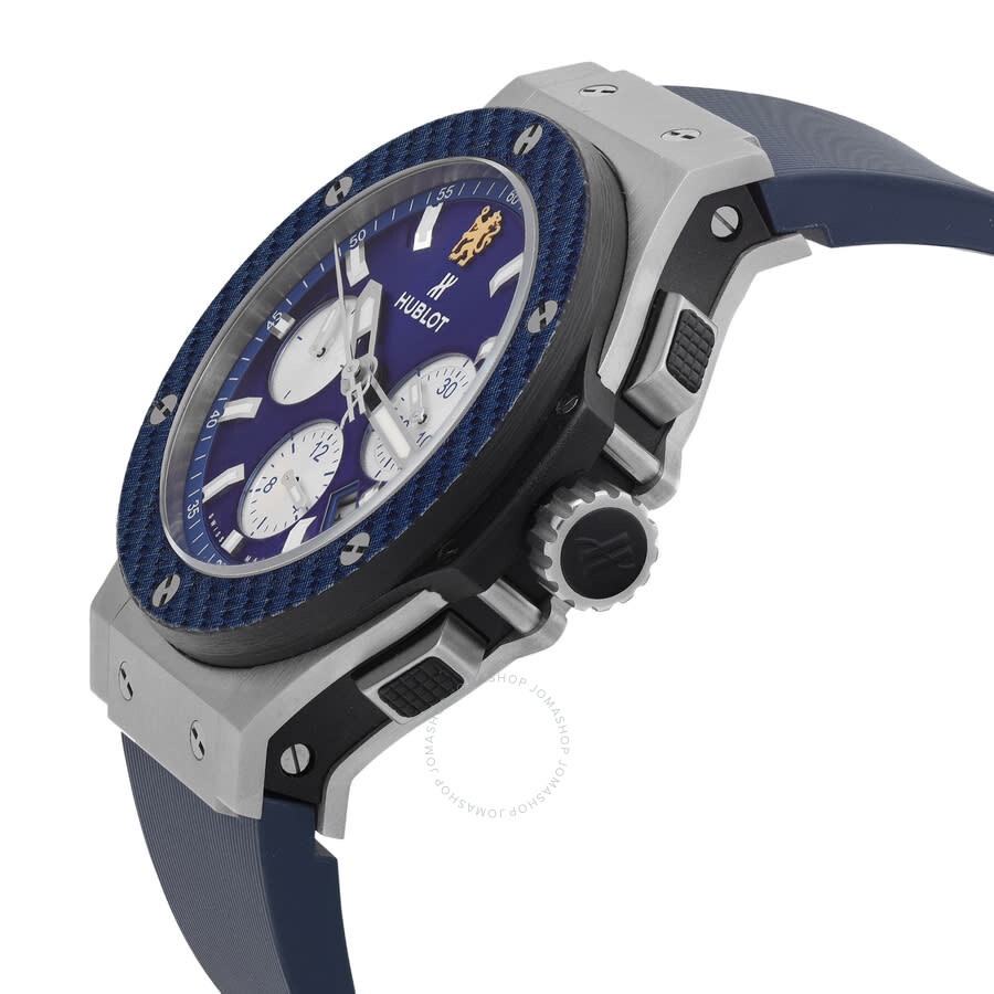 Pre-owned Hublot Big Bang Chronograph Blue Dial Men's Watch 301.SY.7129.LR.CFC17 - 3