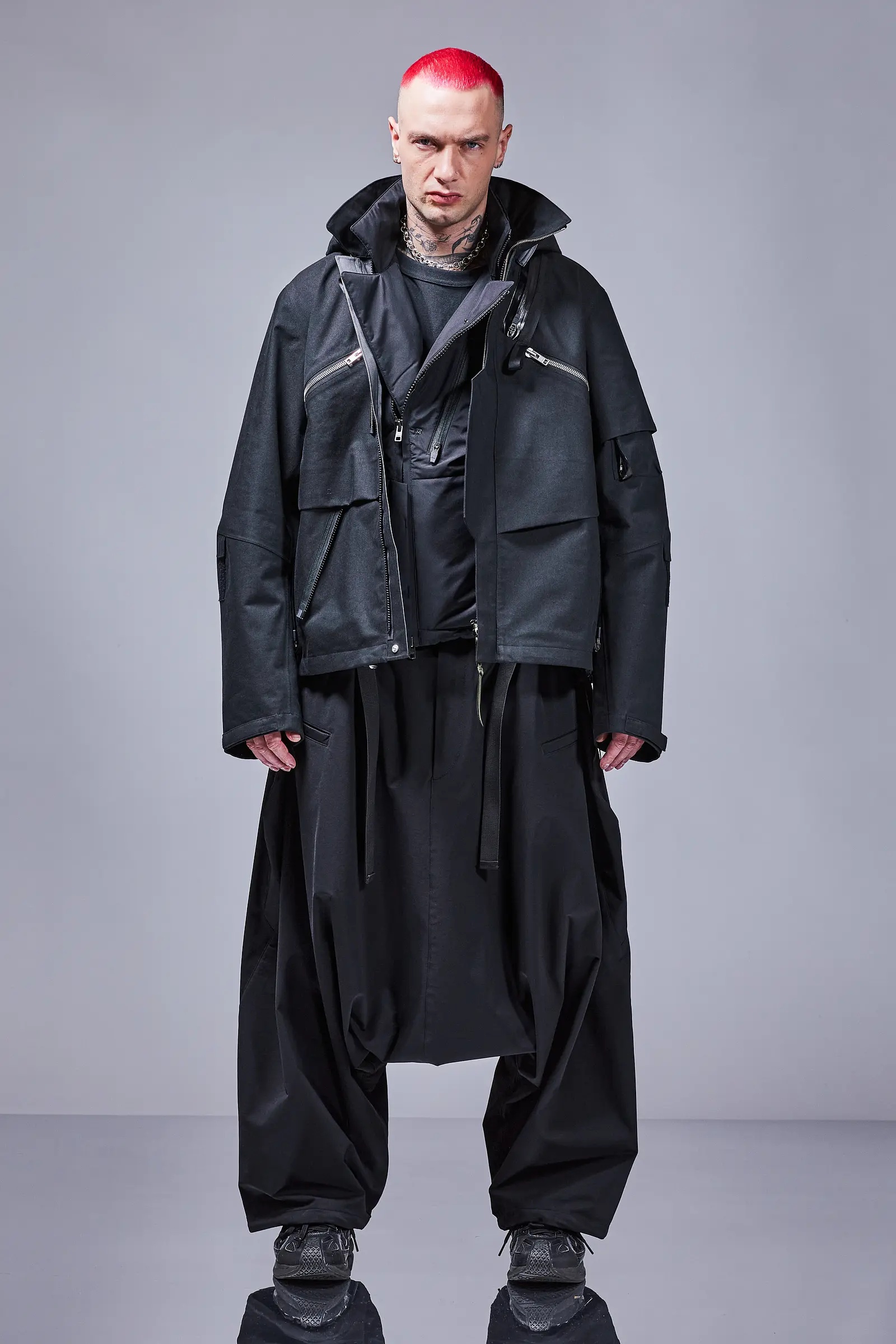 J1WB-BQ 3L Interops Jacket Black - 58