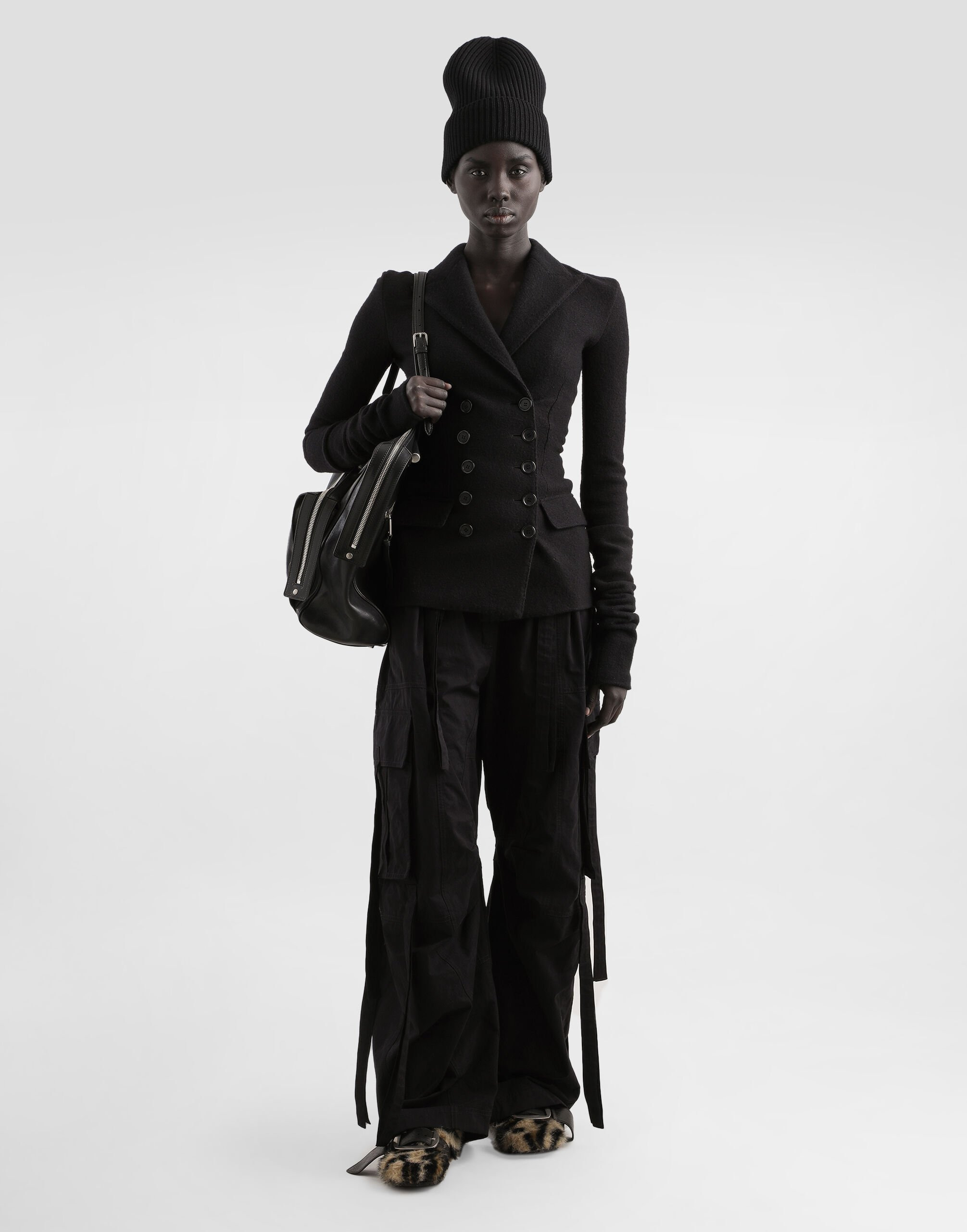 Waxed faille cargo pants - 2