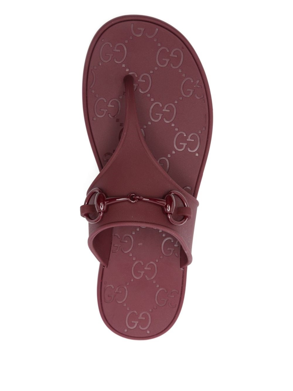Horsebit thong sandals - 2