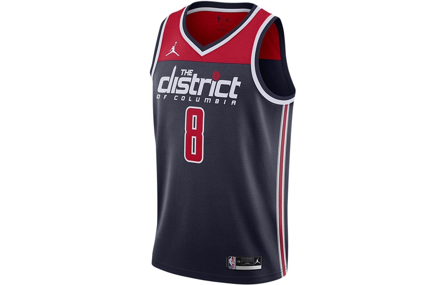 Air Jordan x NBA Washington Wizards Jerseys 'Rui Hachimura 8' CV9497-420 - 2