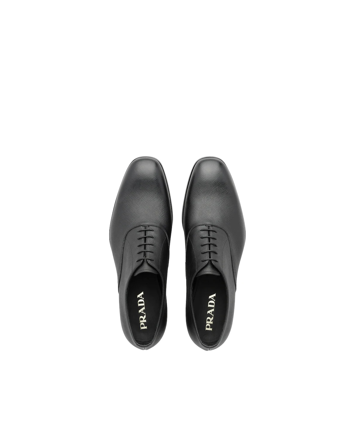 Saffiano leather Oxford shoes - 3