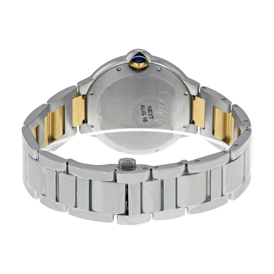 Pre-owned Cartier Ballon Bleu De Cartier Silver Dial Men's Watch W69009Z3 - 3