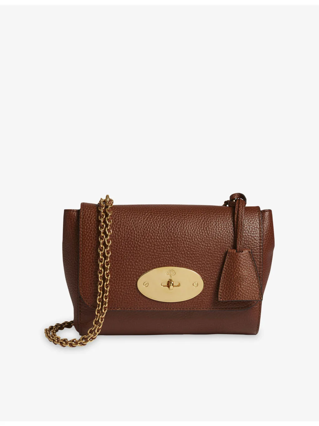 Lily Small Grained-Leather Shoulder Bag - 1