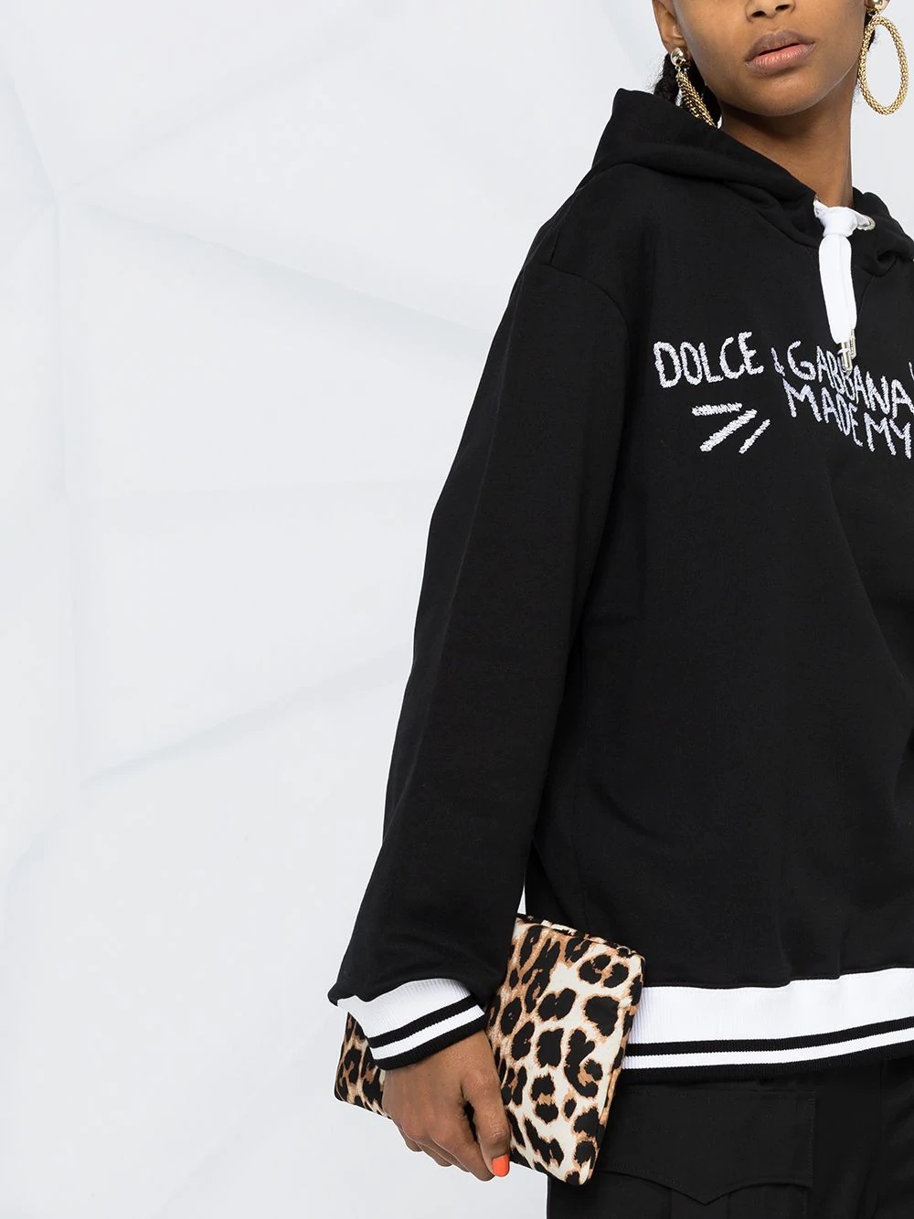 Dolce & Gabbana Made My Outfit-print hoodie - 3