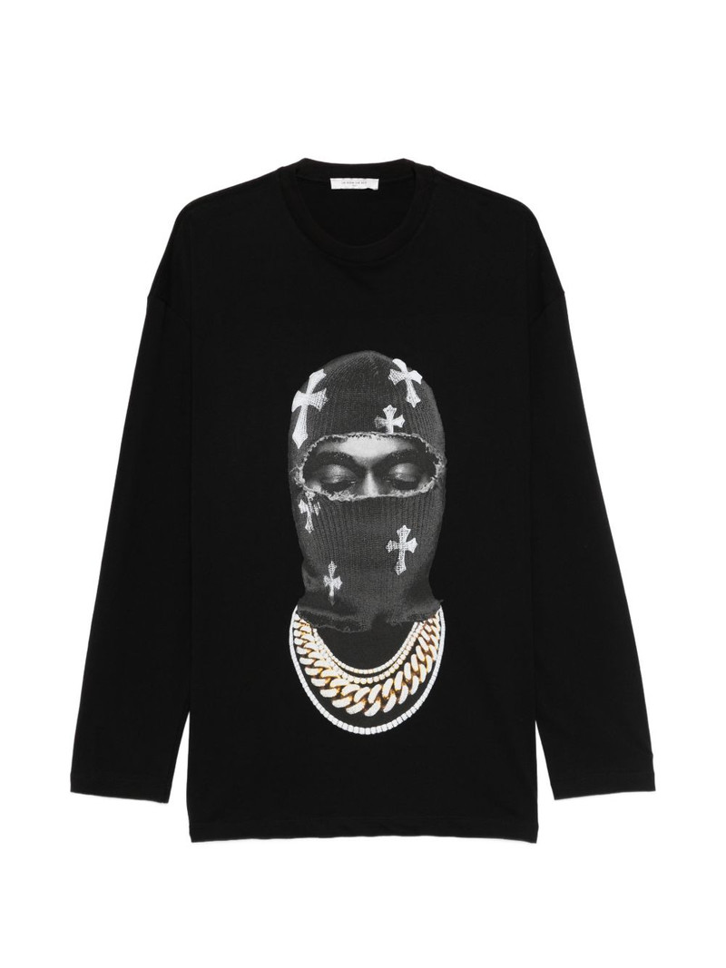 Mask Crosses crew-neck sweatshirt 1