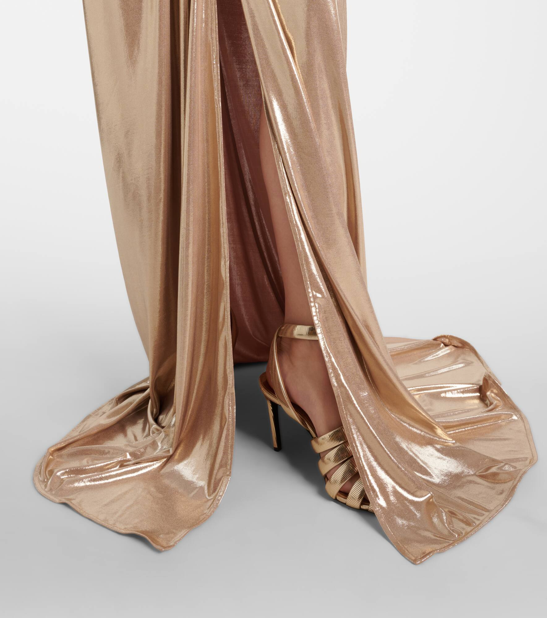 Latitude gathered ruffled gown - 5