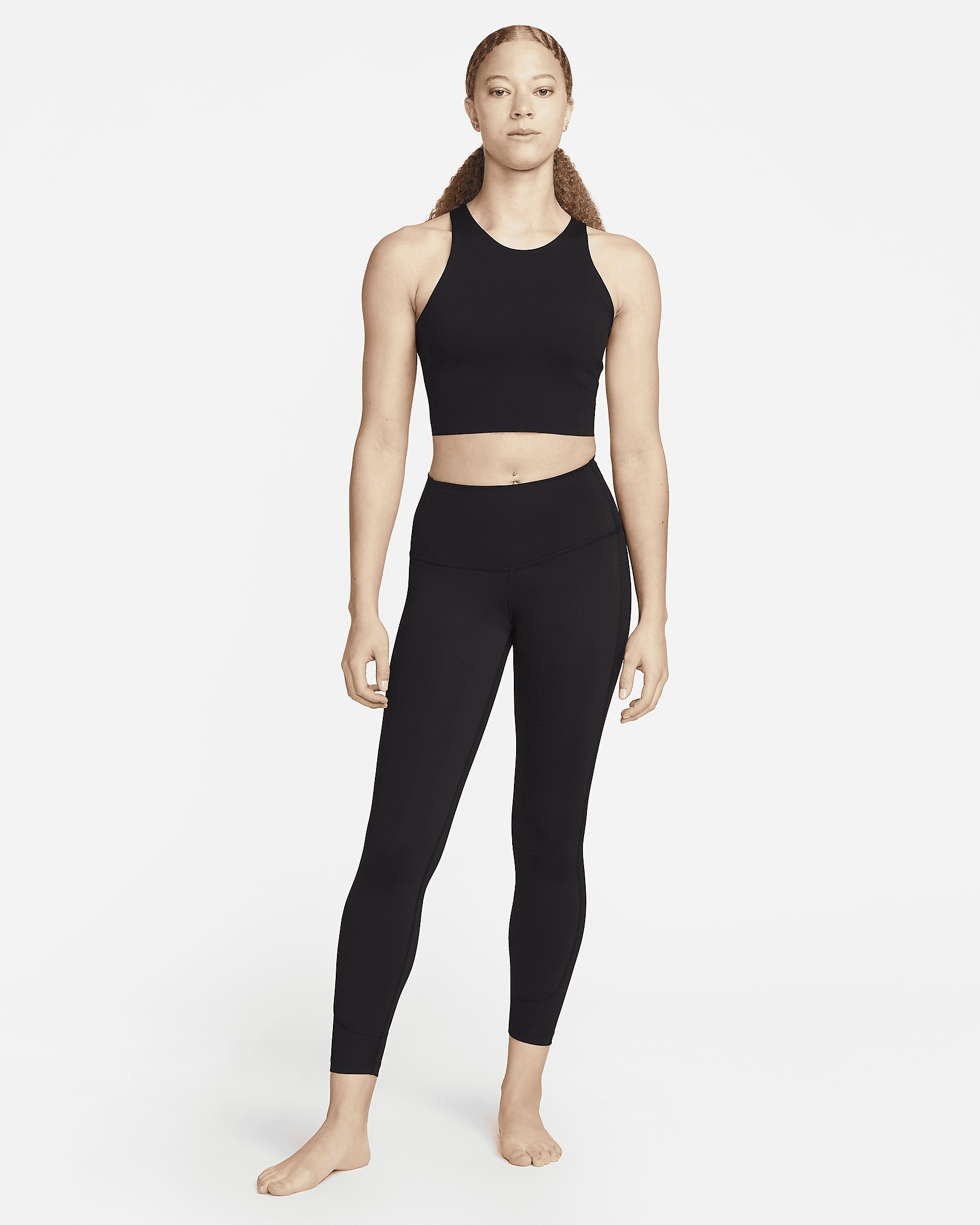 Nike Yoga Dri-FIT Luxe Women's Shelf-Bra Cropped Tank - 4