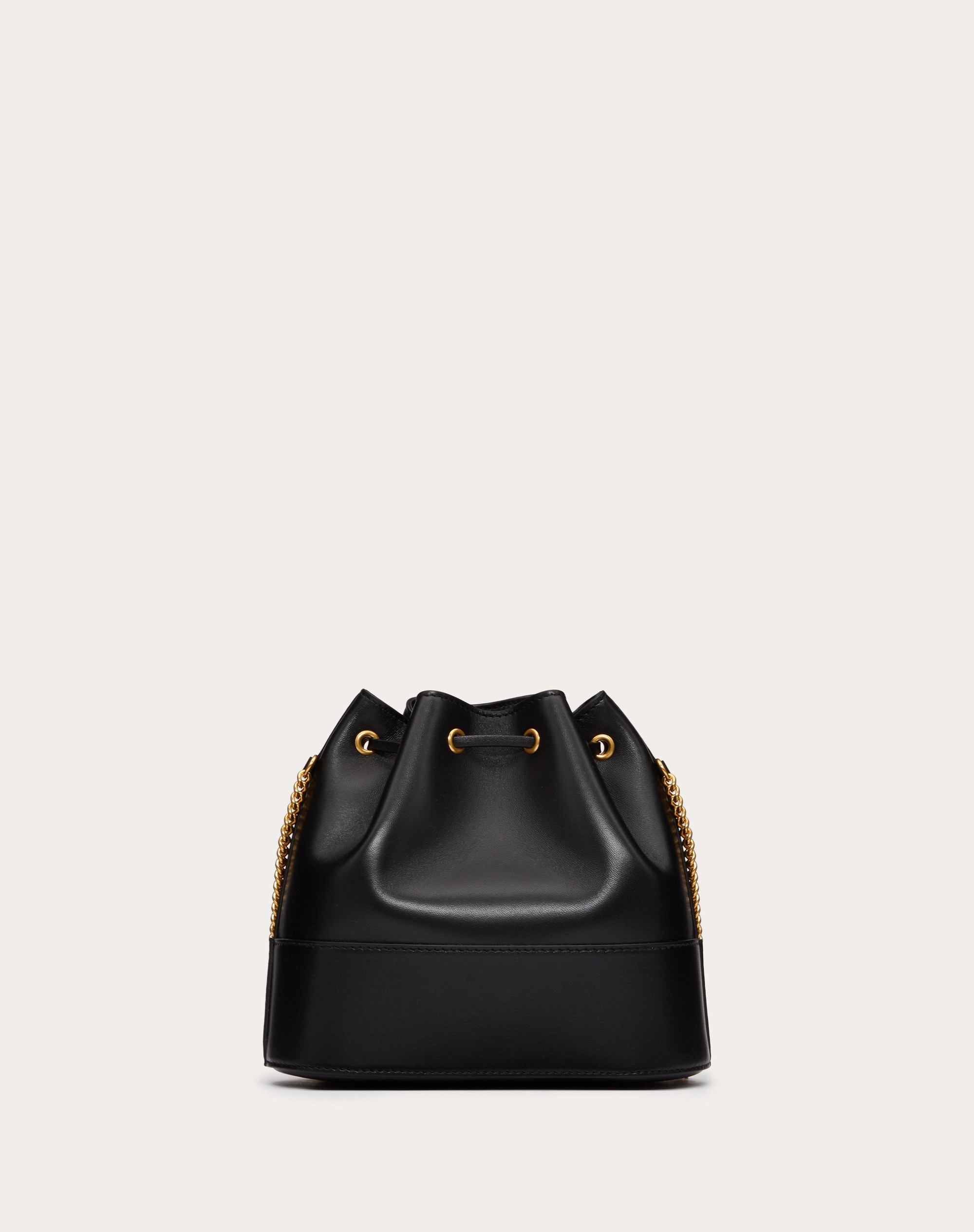 MINI BUCKET BAG IN NAPPA WITH VLOGO SIGNATURE CHAIN - 3