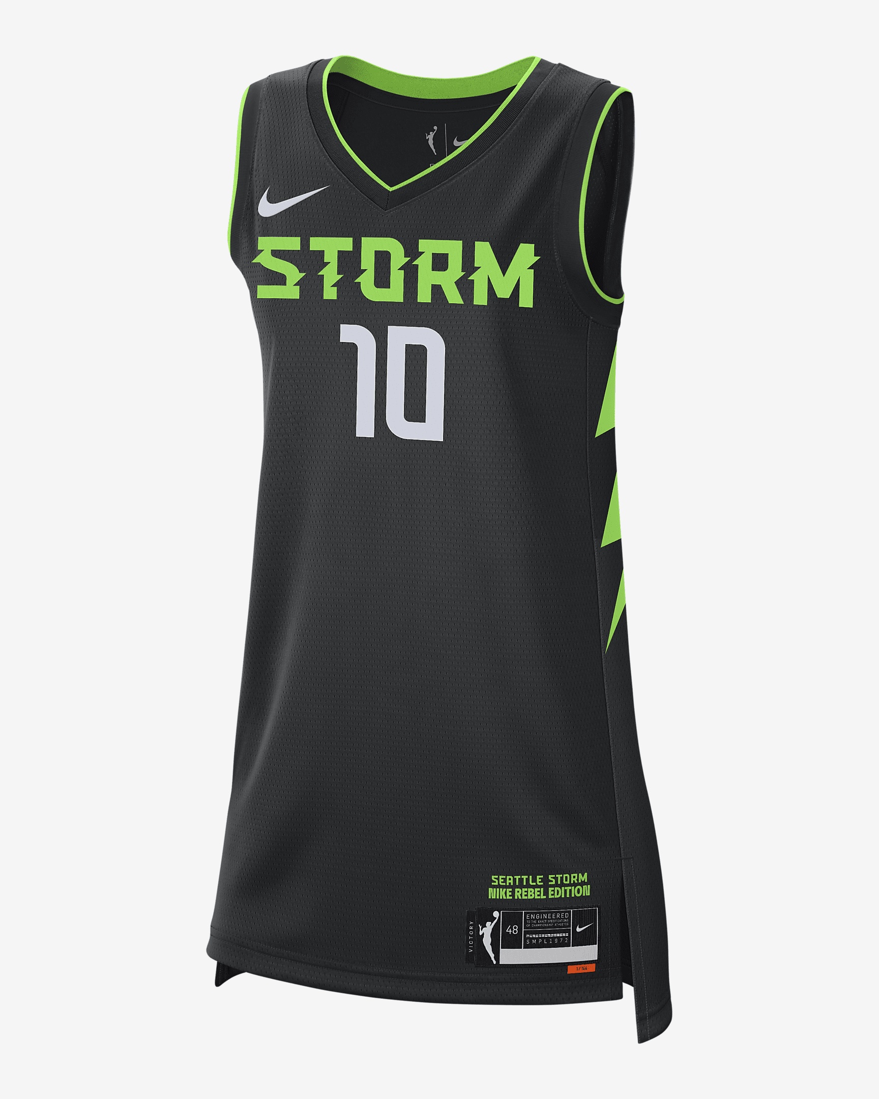 Sue Bird Seattle Storm 2024 Rebel Edition Nike Women's Dri-FIT WNBA Victory Jersey - 1