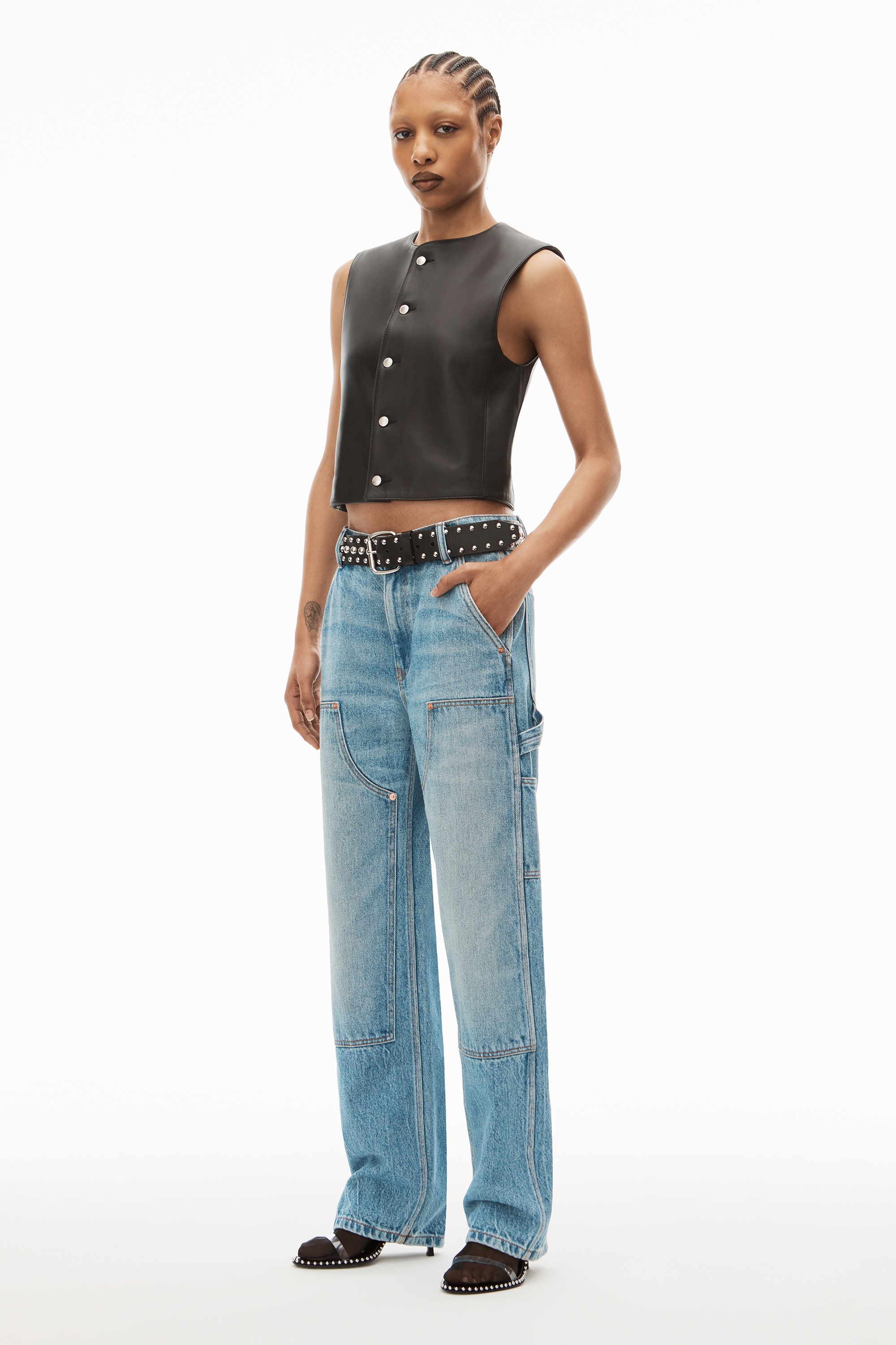 EZ SLOUCH CARPENTER JEAN IN DENIM - 2