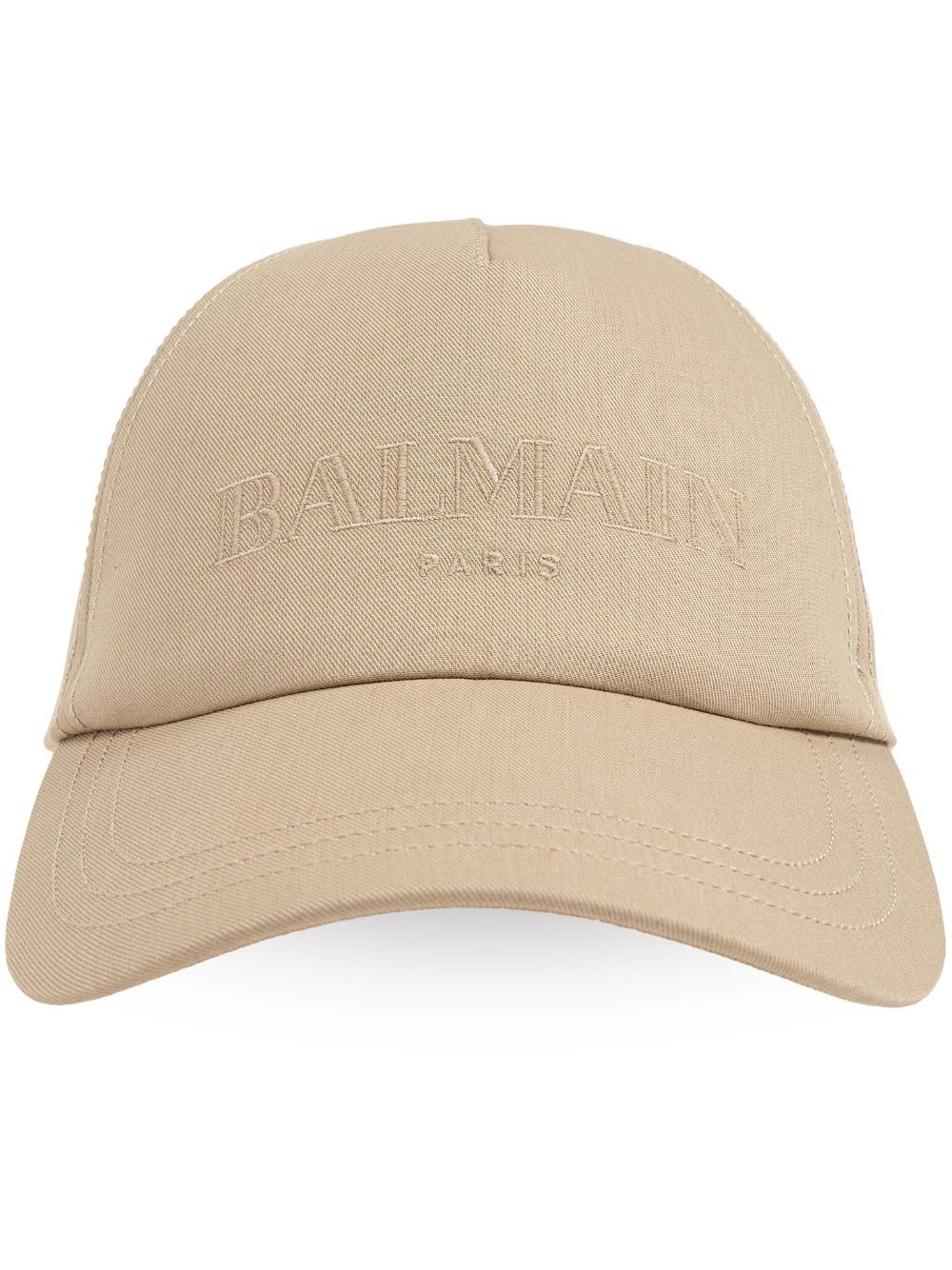 logo-embroidered cotton baseball cap - 1