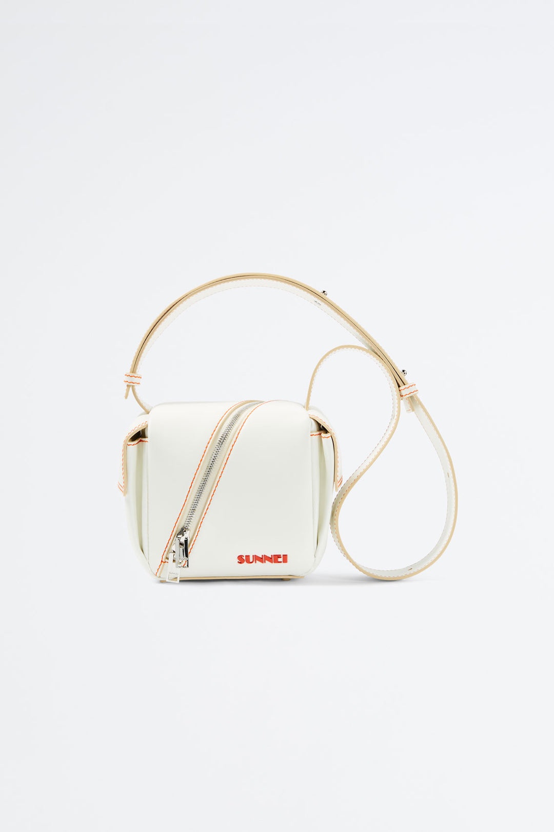 WHITE CROSS ZIP LACUBETTO BAG - 1
