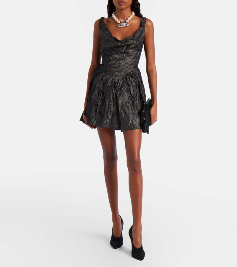 Vivienne Westwood Mini Sunday draped corset dress outlook