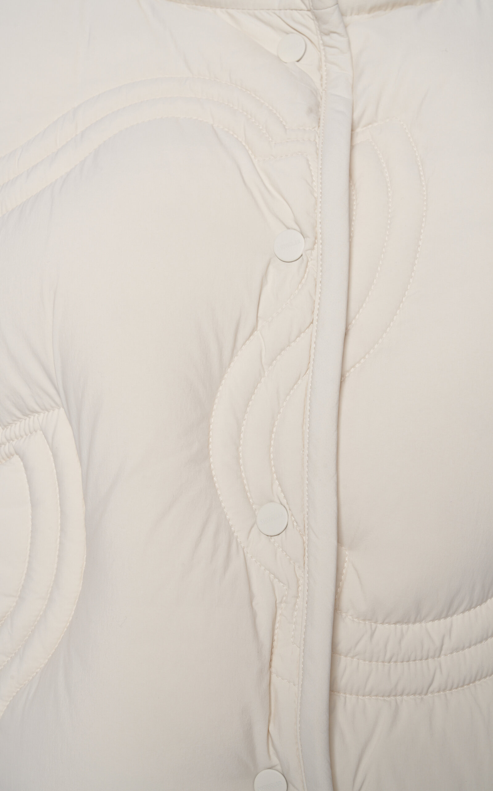 Beryl Embroidered Nylon Down Jacket white - 5