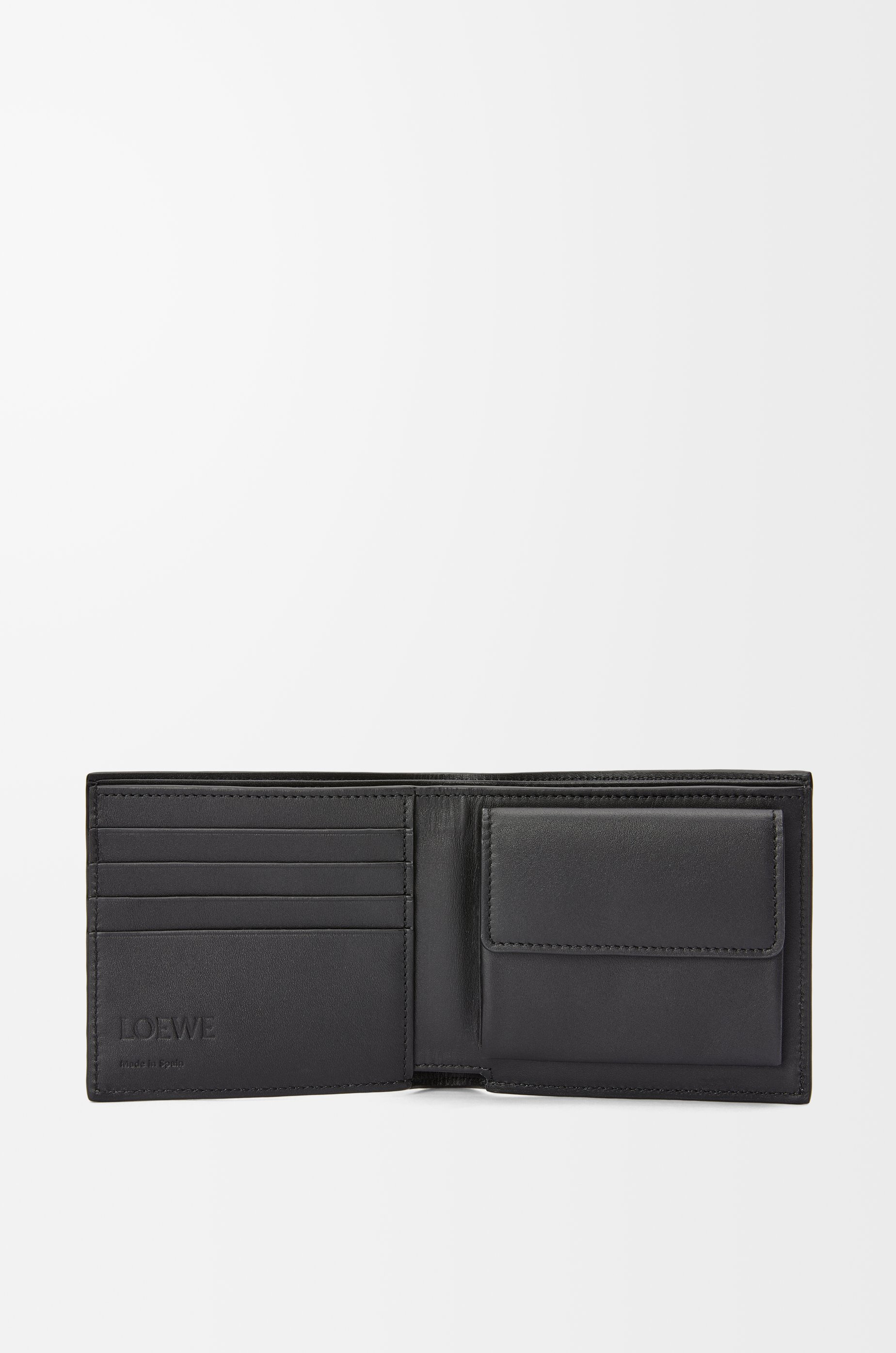 Bifold coin wallet in soft grained calfskin - 2