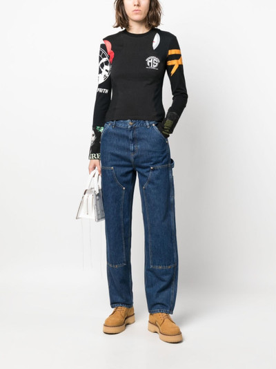 Carhartt Nash mid-rise straight-leg jeans outlook