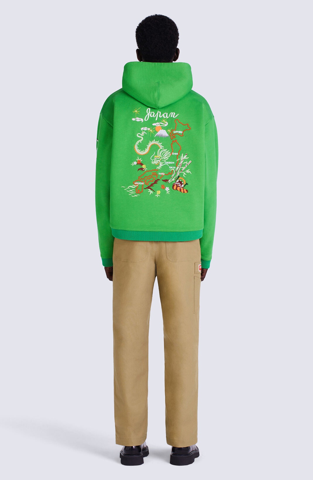 'France-Japan' reversible hooded sweatshirt - 6