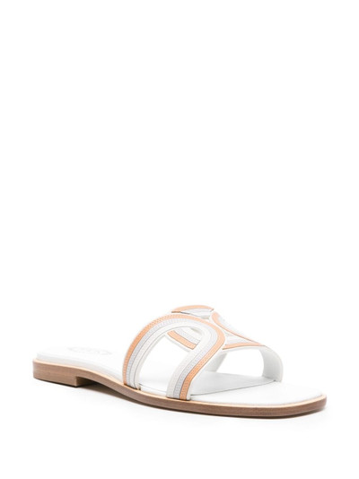 Tod's Kate crossover leather sandals outlook