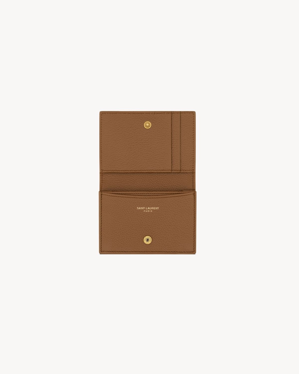 CASSANDRE SHADOW SAINT LAURENT BUSINESS CARD CASE IN GRAINED LEATHER - 4