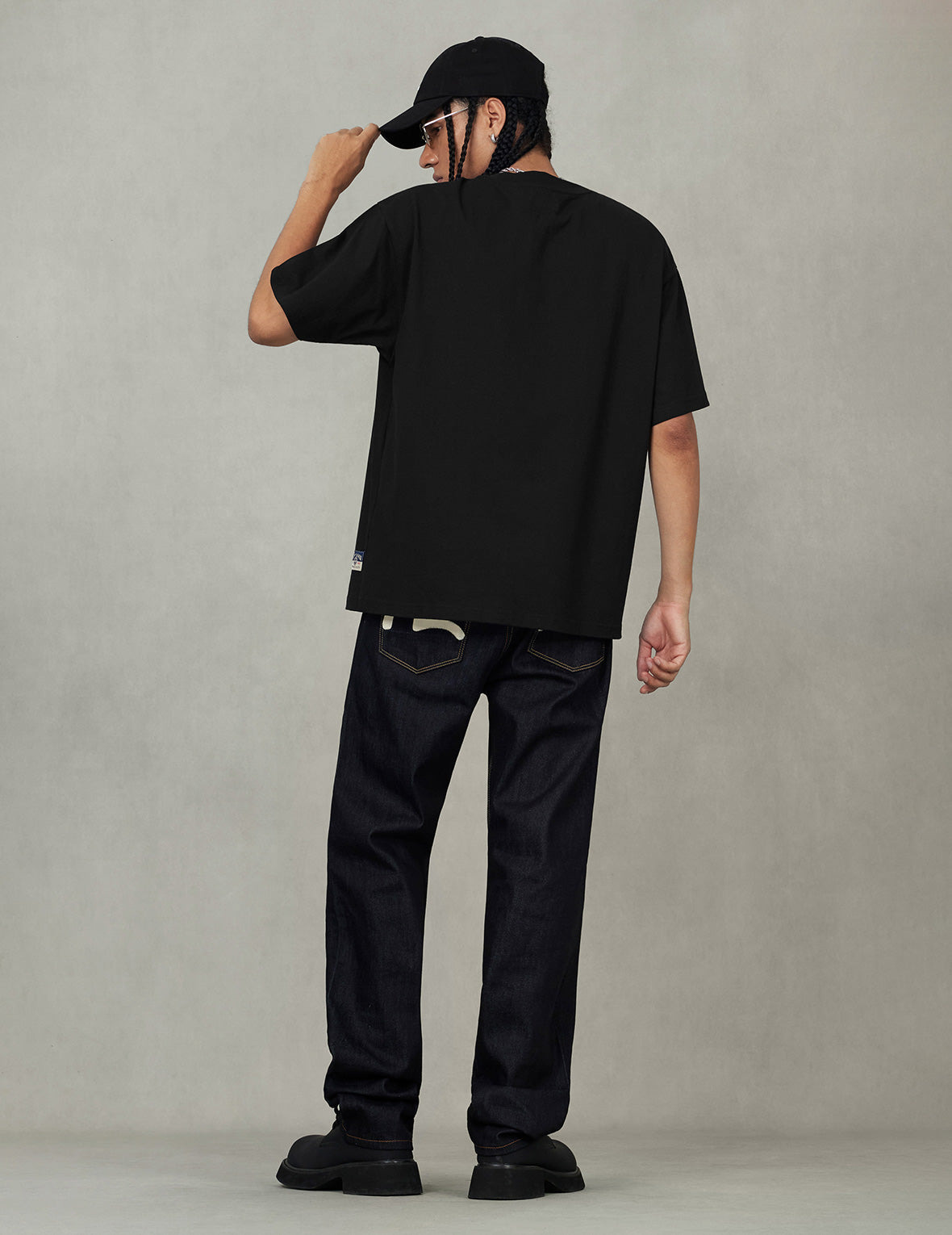 Embroidery Seagull Relax Fit T-Shirt - 4