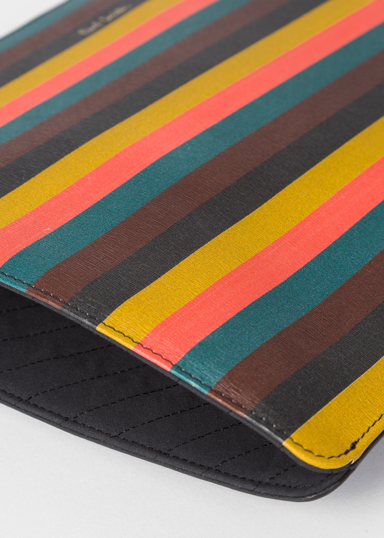 Paul Smith X Native Union - 'Artist Stripe' Leather MacBook Sleeve - 4