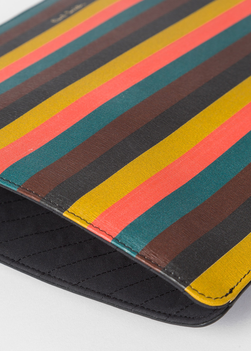 Paul Smith X Native Union - 'Artist Stripe' Leather MacBook Sleeve 4