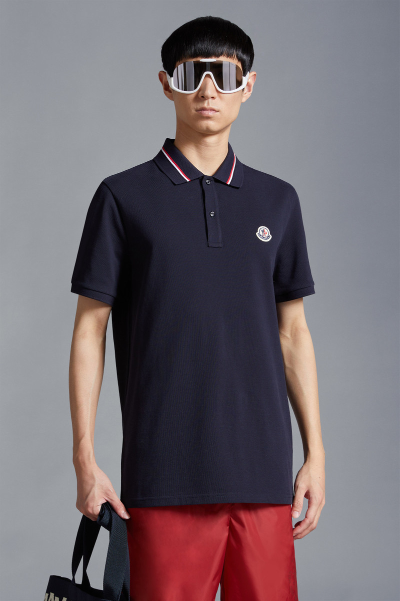 Moncler Logo Patch Polo Shirt outlook