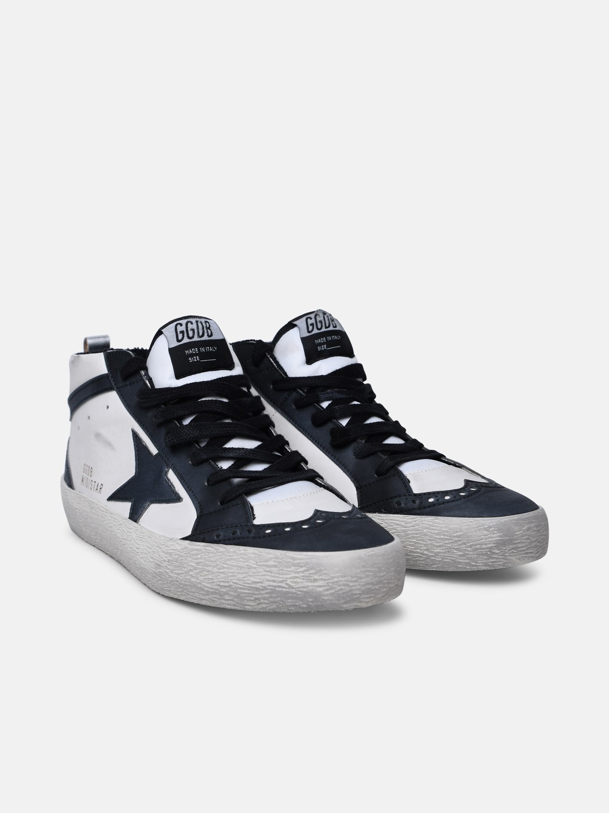 'MID-STAR CLASSIC' WHITE LEATHER SNEAKERS - 2