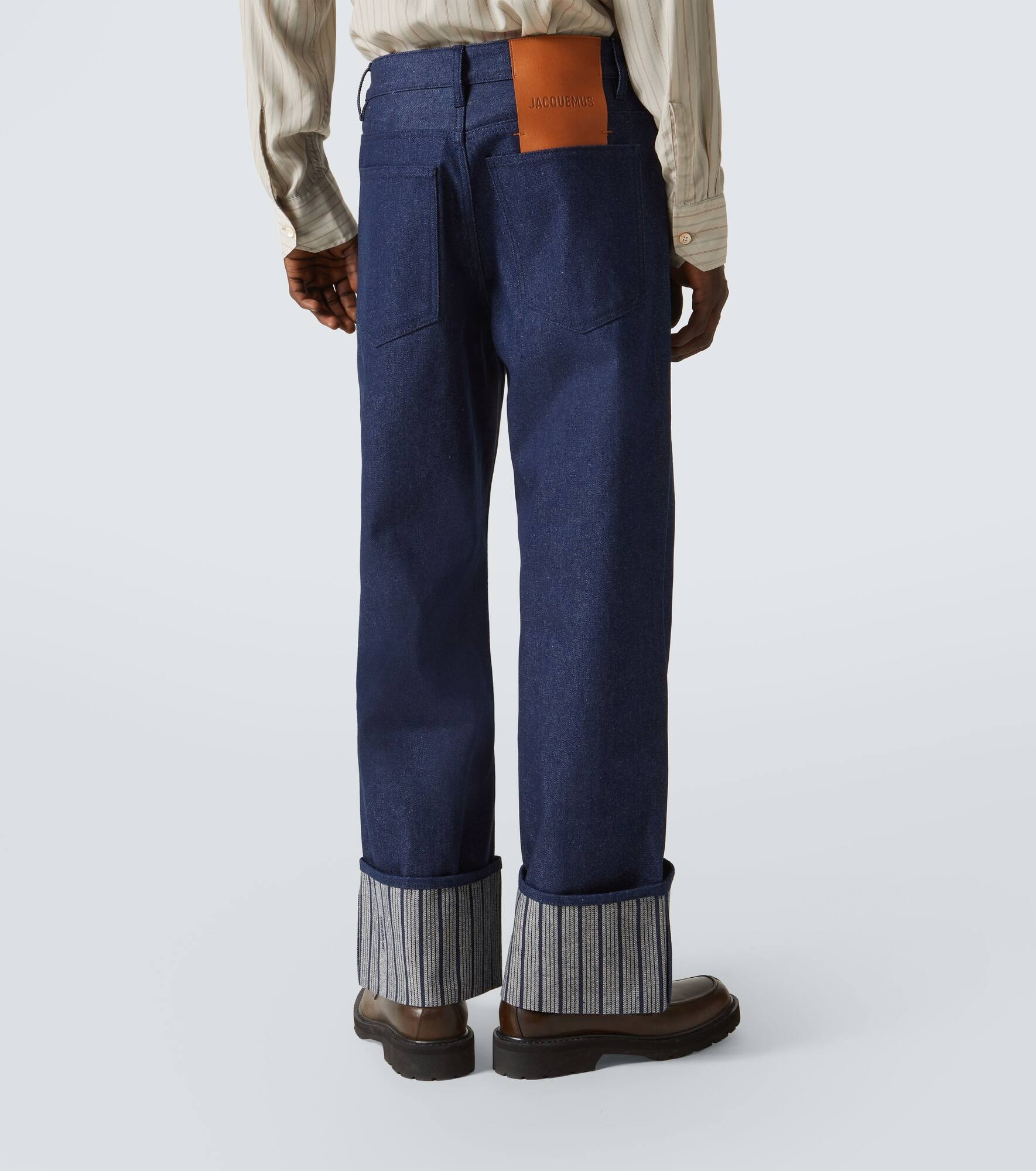 La Casa striped wide-leg jeans - 4