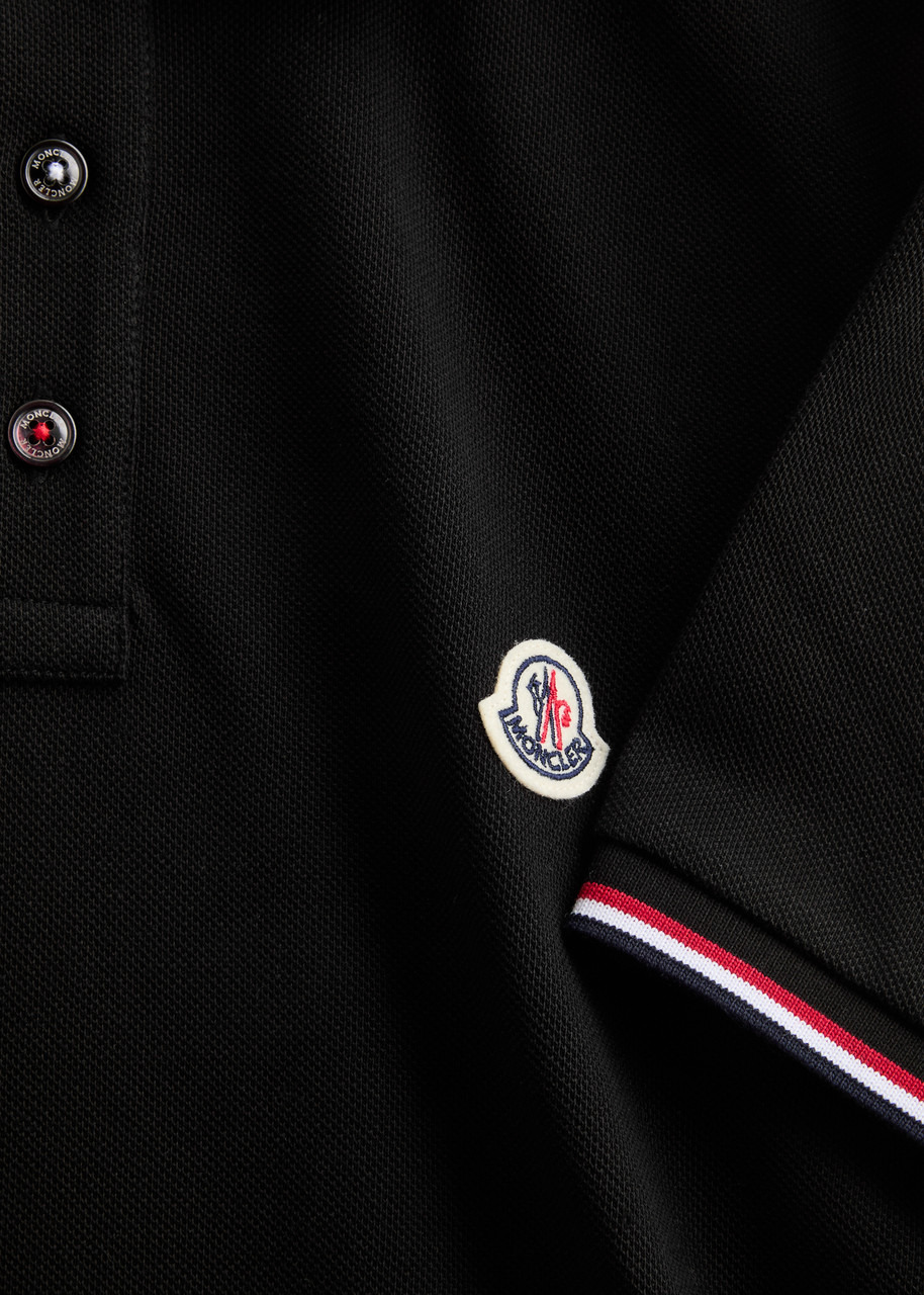 Moncler Logo-appliquéd Piqué Cotton Polo Shirt - 5