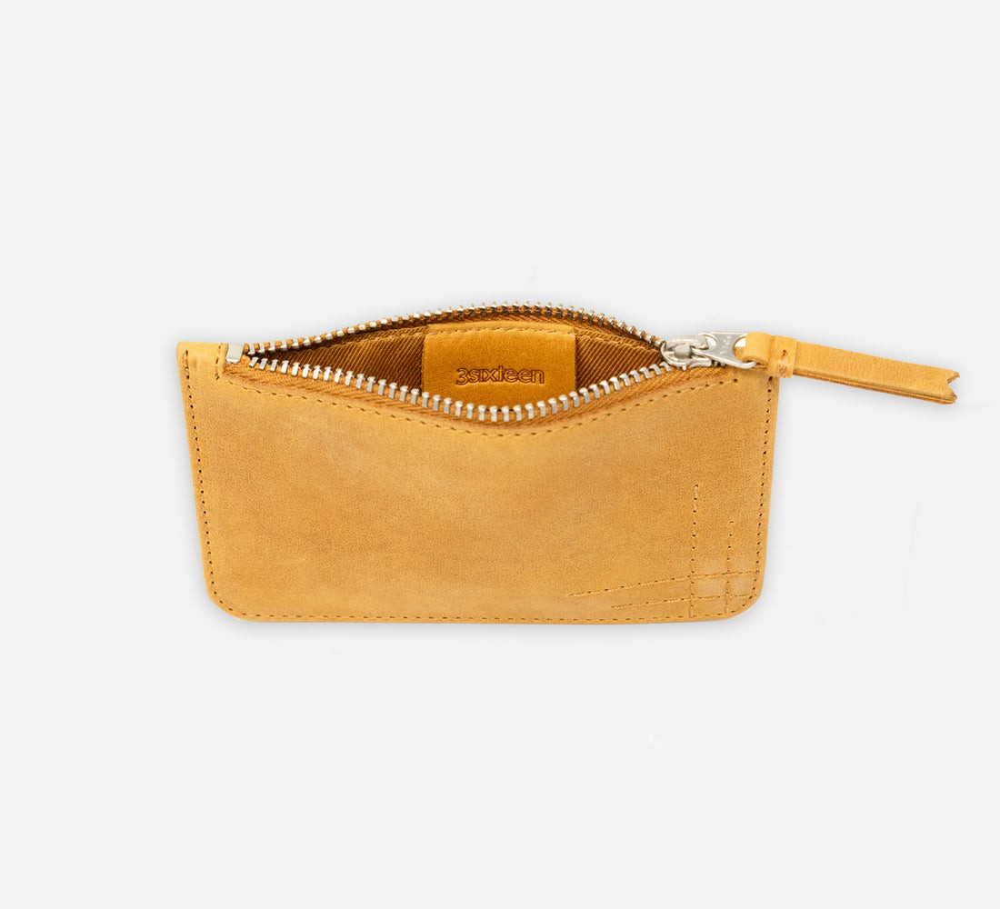 Zip Pouch - Natural Cowhide - 2