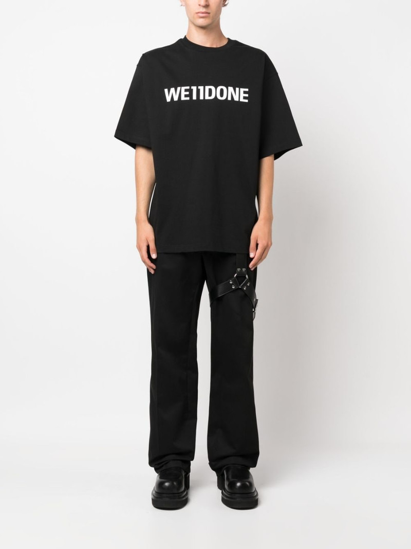 We11done logo-print cotton T-shirt outlook