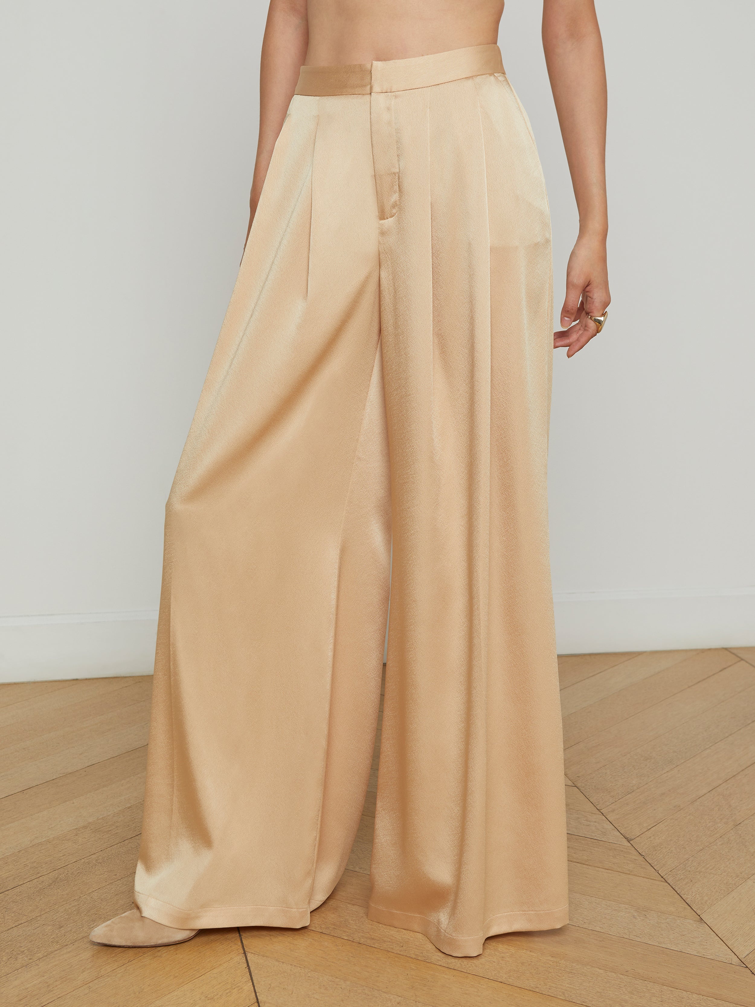 Aubrie Satin Pant - 4