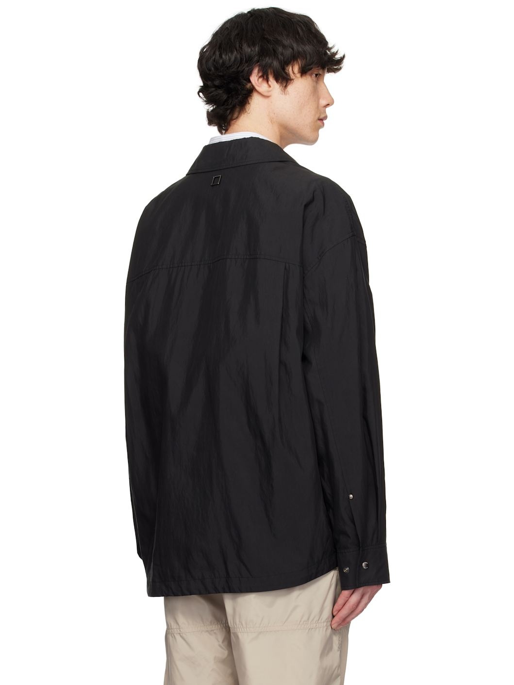 Black Zip-Up Jacket - 3