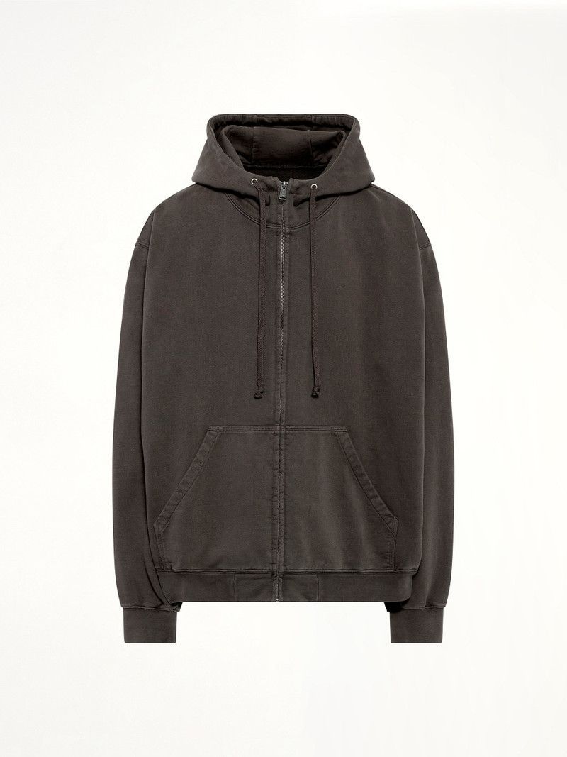 Maison Margiela Zip Hoodie in Mink outlook