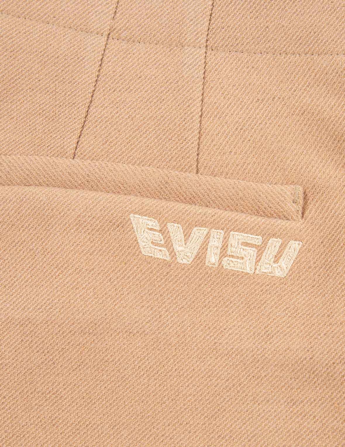 Seagull Embroidery Wool-mix Taper Pants - 9