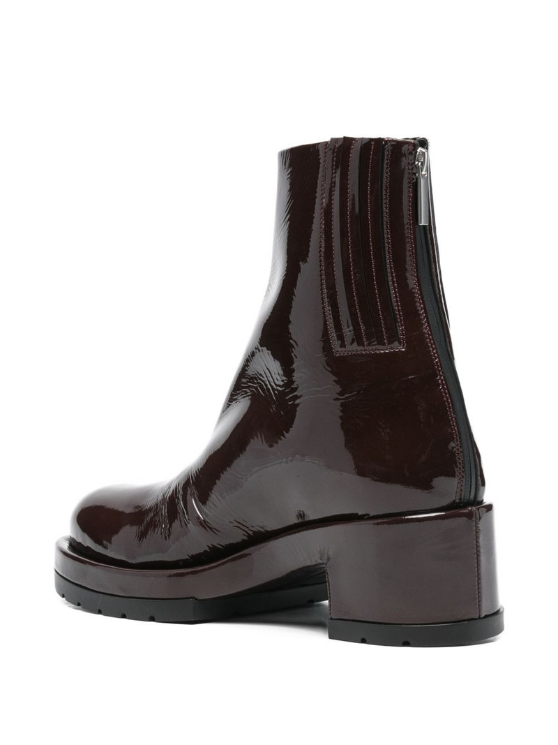 70mm patent-finish boots 3