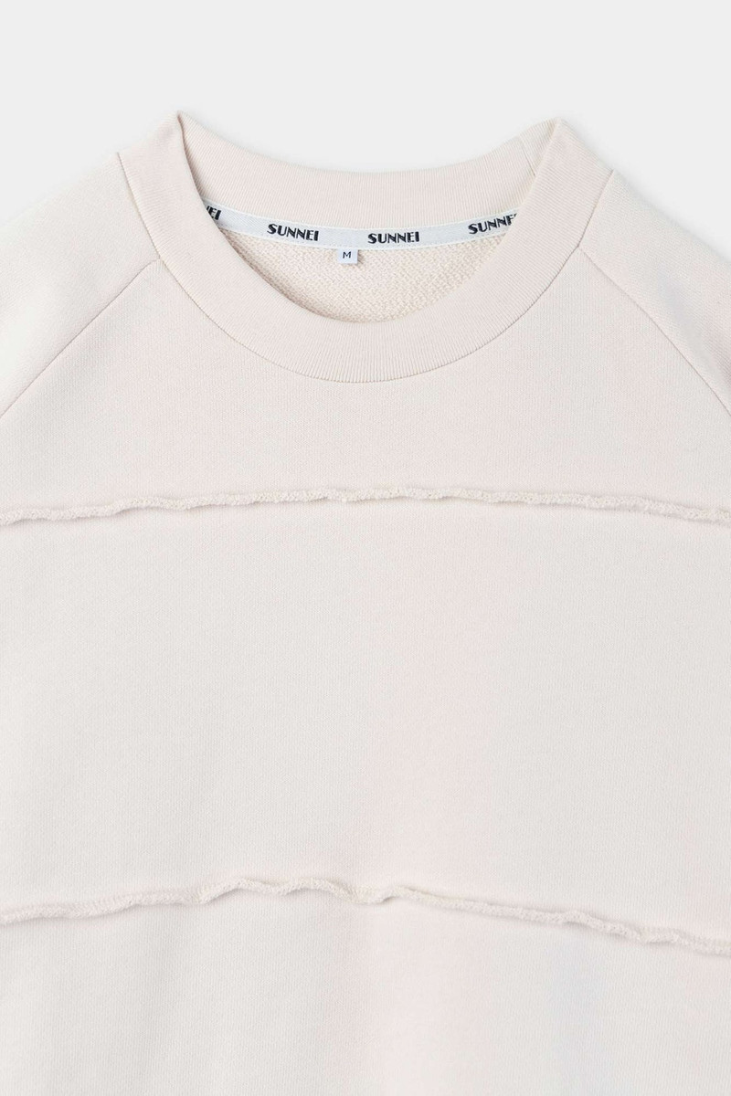 PANEL SWEATSHIRT / cream 5