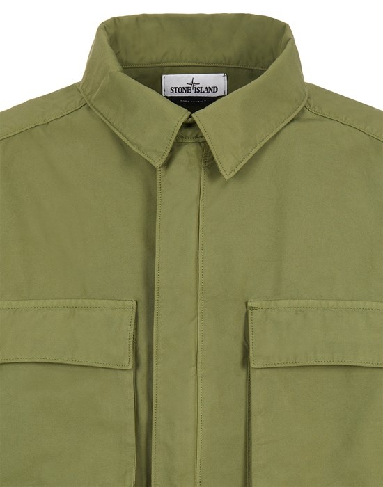 40933 GARMENT-DYED NYLON COTTON BATAVIA  OLIVE GREEN - 4