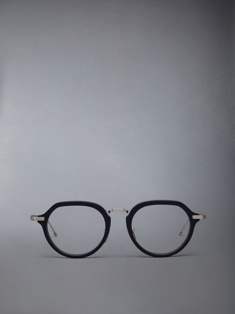 ROUND EYEGLASSES IN ACETATE AND TITANIUM 1