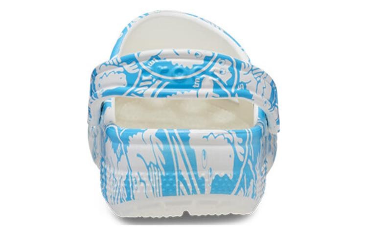Crocs Classic Duke Print Clogs 'Blue White' 210003-4OX - 7