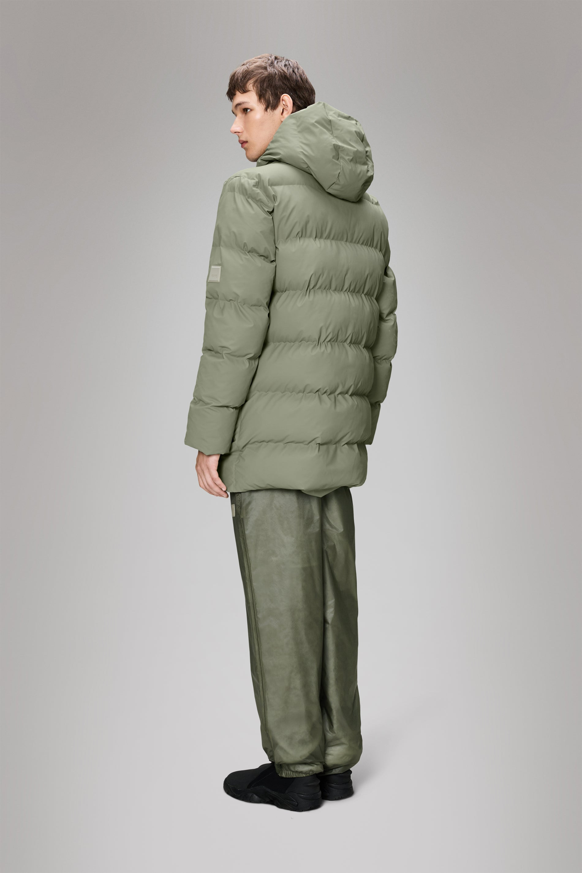 Alta Long Puffer Cargo Jacket - 3
