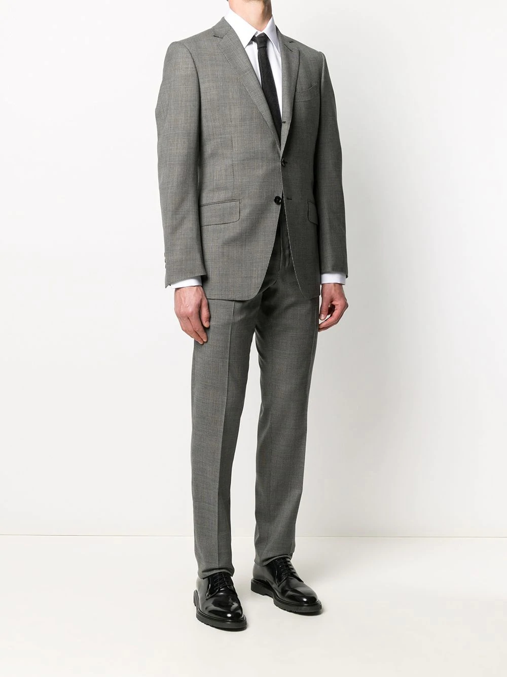 checked two-piece suit - 3