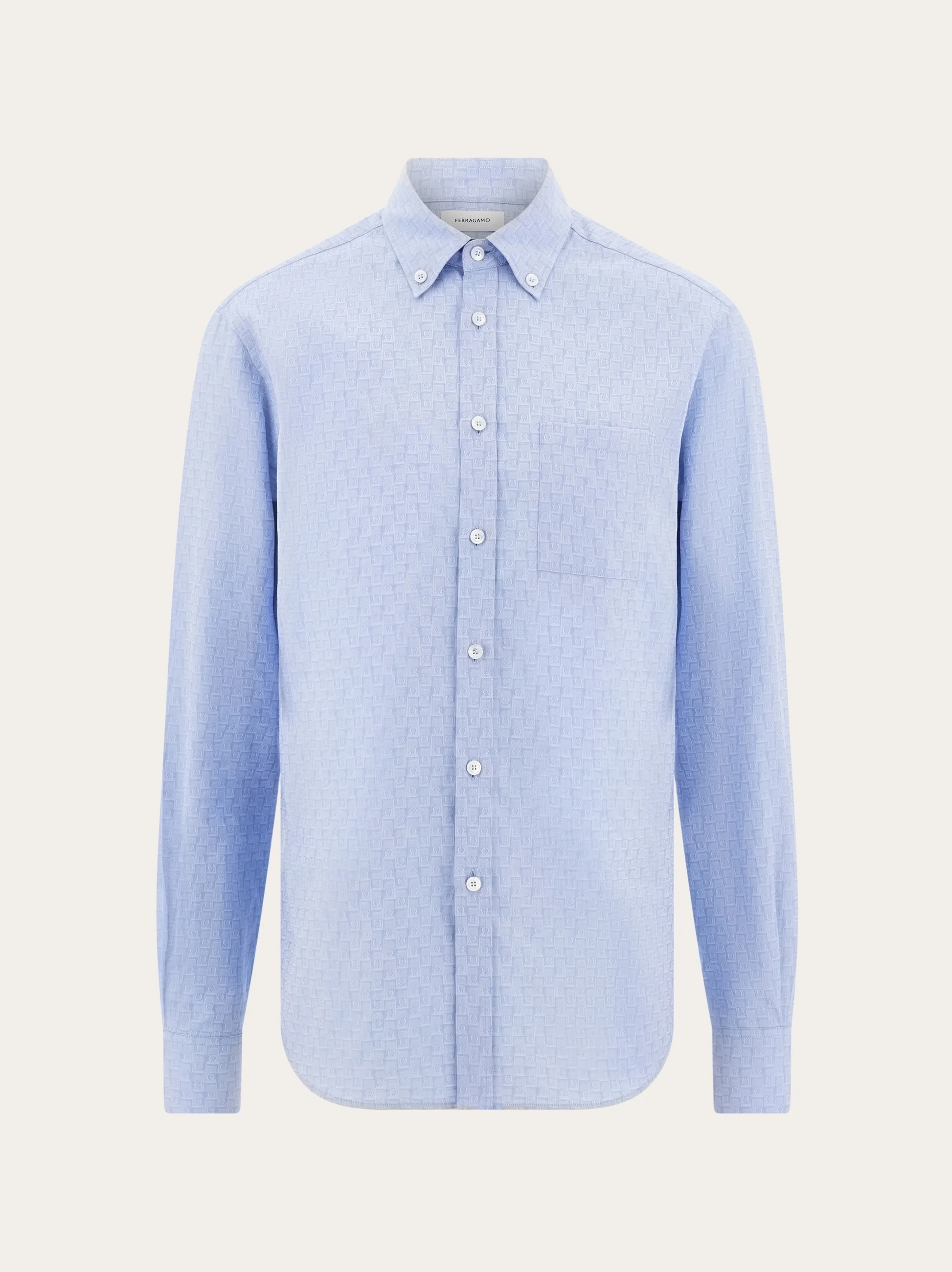 Ferragamo Monogram shirt - 1