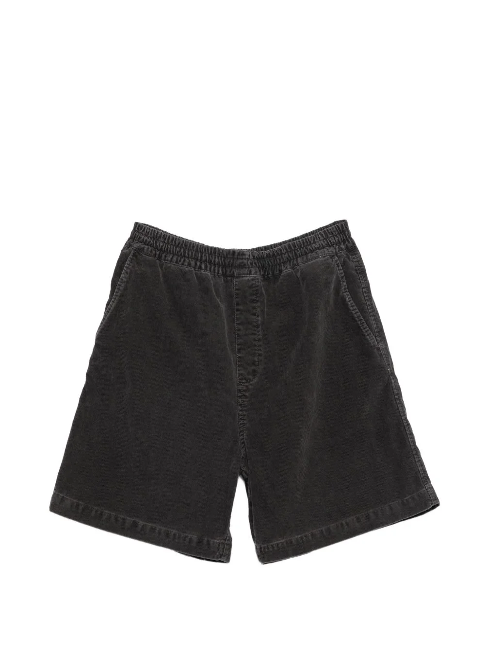 washed cotton shorts - 1